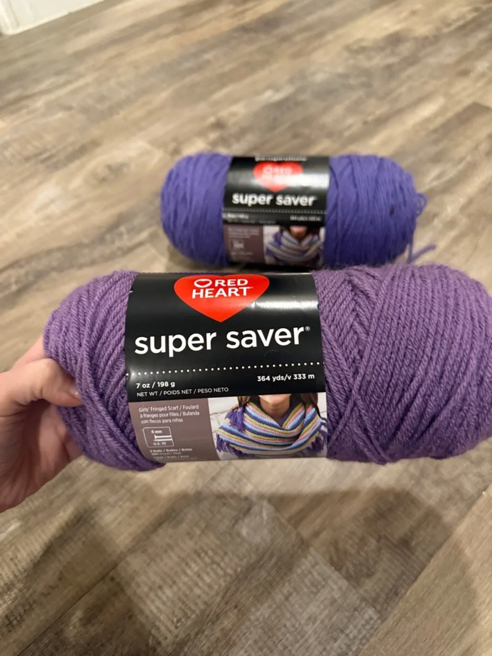 Red Heart Super Saver Yarn - Purple Shades Pack - Picture 4 of 6
